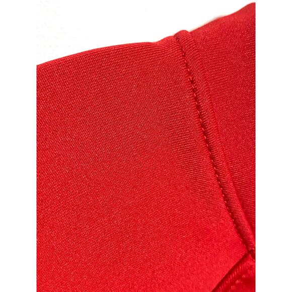 Under Armour Red Fitted ColdGear Long Sleeve Shirt Spell Out Logo Womens 2XL - Picture 4 of 6